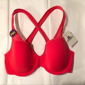 Wacoal, B.Tempt’d Racerback Sports Bra 32D Coral